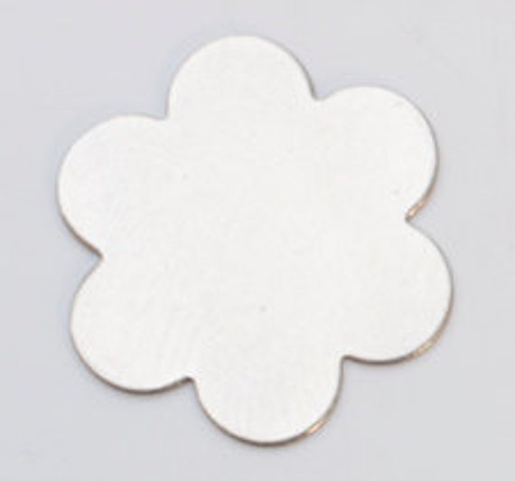 Nickel Silver 6-petal Flower 24 Gauge 7/8 Inch Pack of 144 | Etsy