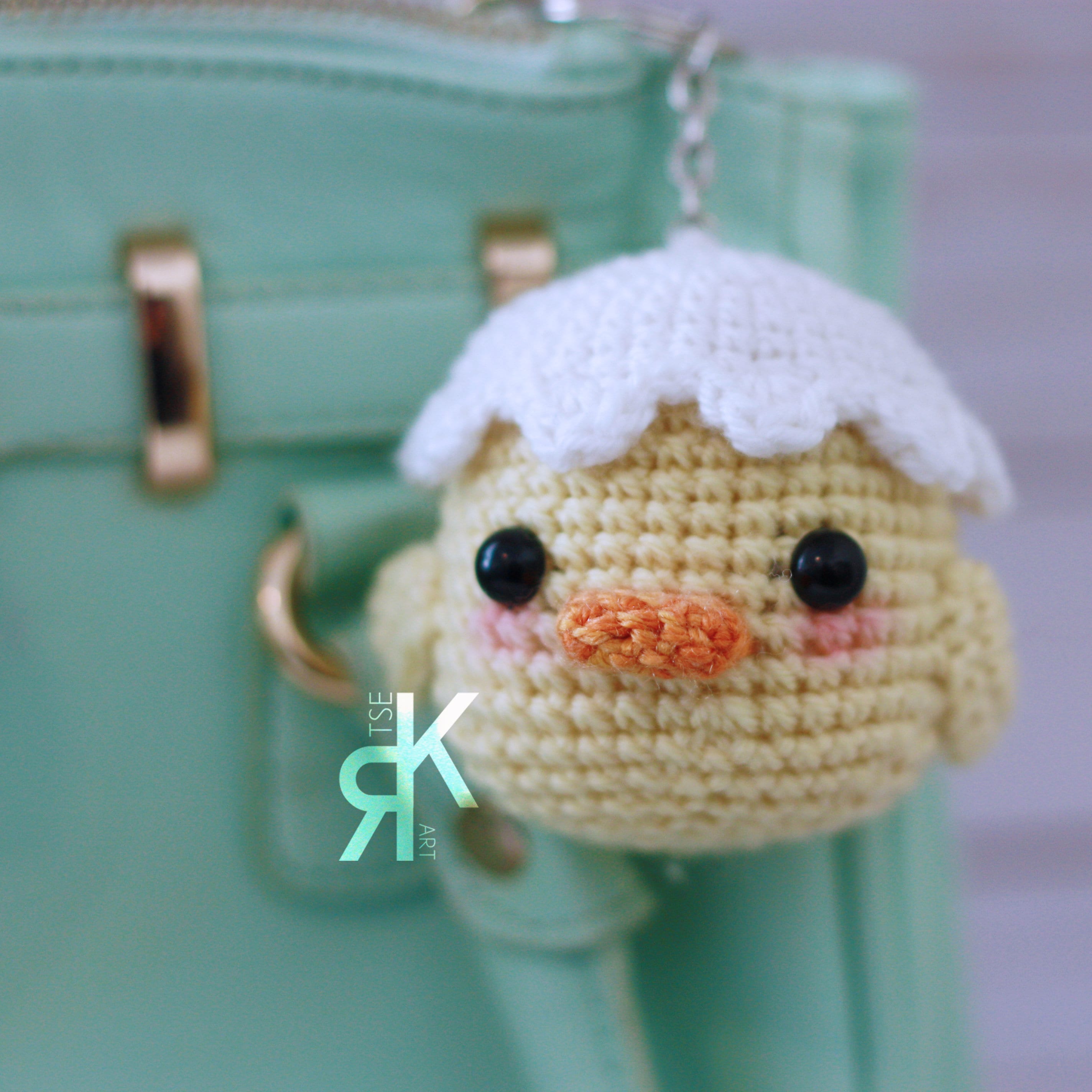 Cute Little Hen Keychain Hen Keychain Chicken Keychain Etsy