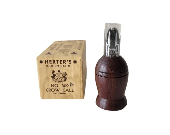 Vintage Crow Call Herter's With Box and Instruction Manual Model No ...