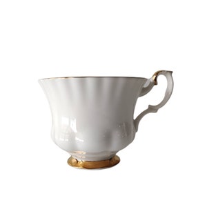 Royal Albert Val D&#39;Or Fine Bone China from England Footed Cup / Replacement Cup / Vintage Bone China Crafted in England