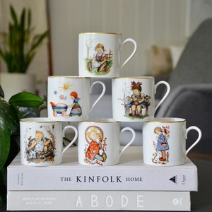 1970s 1980s  Hummel Children&#39;s Cups Schmid Bros. Inc Portraying Authentic Work by Sister Berta Hummel Made in West Germany