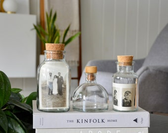 Mid Century Glass Jars: Apothecary Collection with Cork Tops