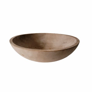 Copy of Media Dough Bowl, Antique White – Rustics for Less