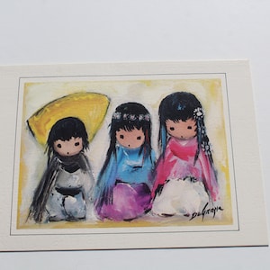 Carnet de correspondance vierge avec enveloppes De Grazia, We Three, Amérindien du Sud-Ouest