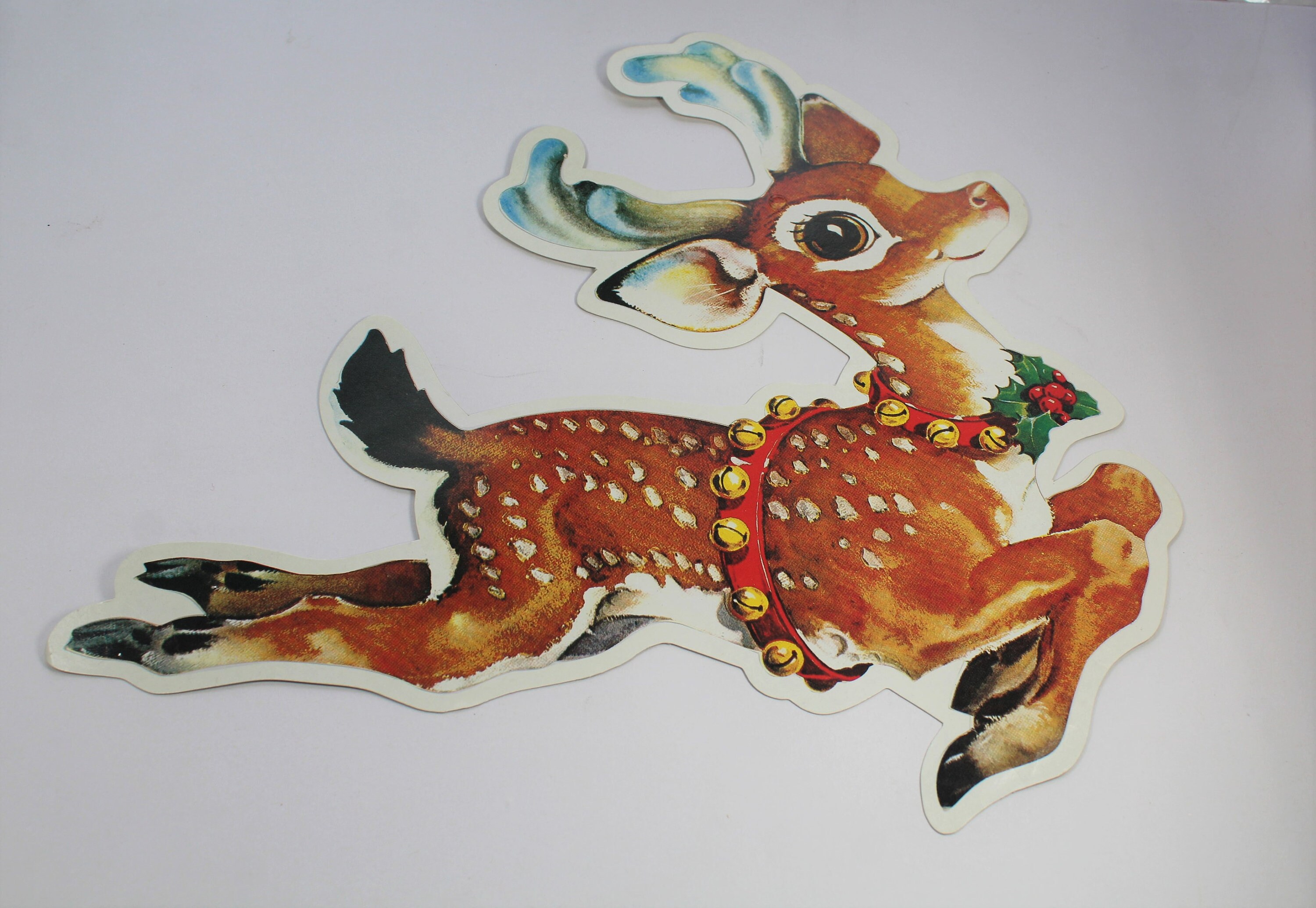 Clearance Sale White Christmas Deer Ornaments Set of 5 or 10