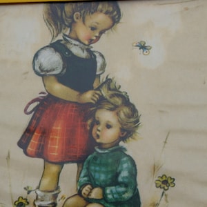 Vintage Unused Hummel Postcard, Western Germany German Post Card, Paper Ephemera