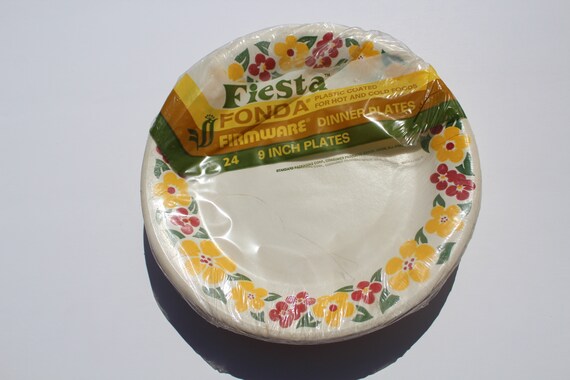 daisy paper plates