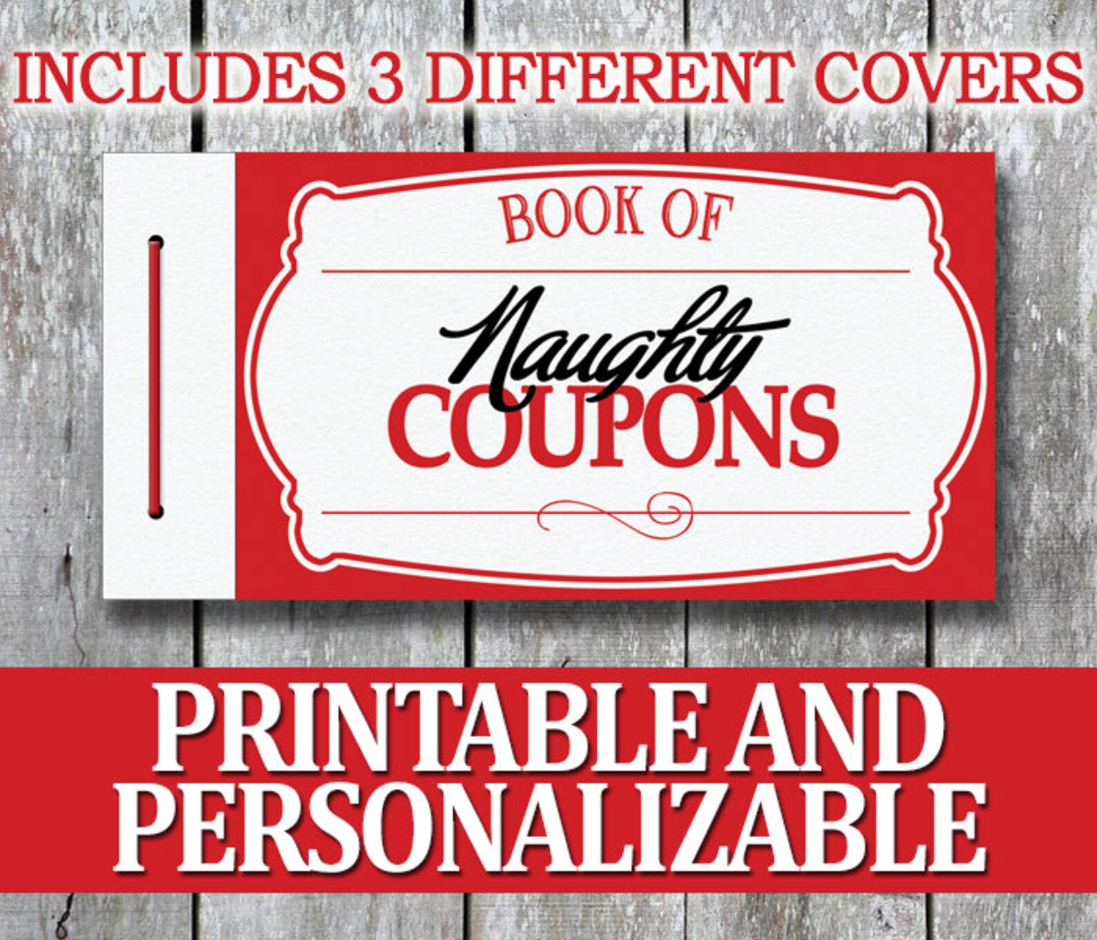 Printable Naughty Coupon Book Erotic Valentine's Day Gift | Etsy