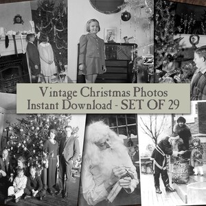 Printable Antique Christmas Pictures, Vintage Holiday Junk Journal Clip Art, Festive Scrapbook Ephemera, Santa Portraits Digital Collage Kit