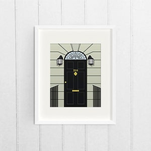 Sherlock Holmes Print Artwork, Printable Wall Art, 221B Baker Street Door, Geeky Print Poster, Fandom Home Decor, Instant Digital Download image 3