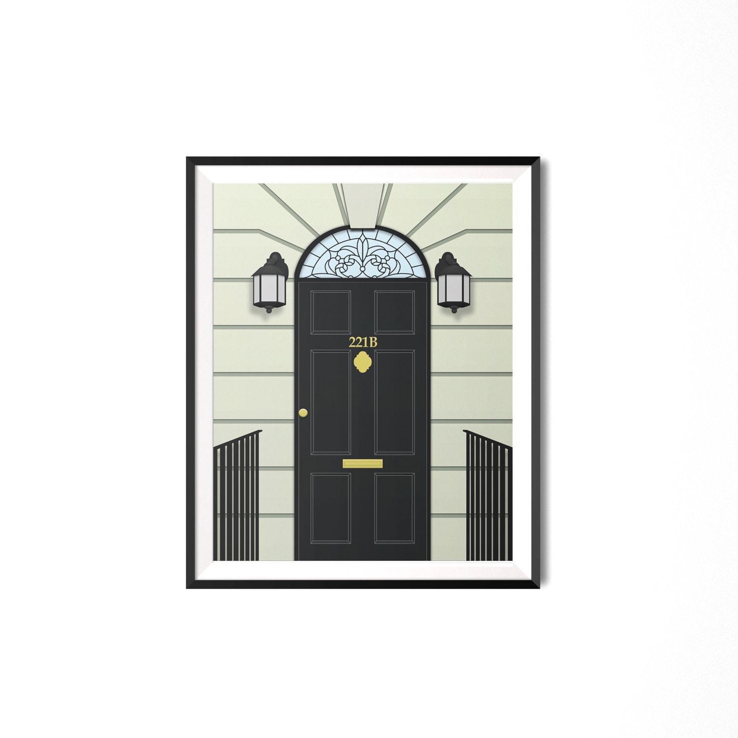 SHERLOCKページ 221B Baker Street Door Silhouette: Sherlock Clipart, Decal