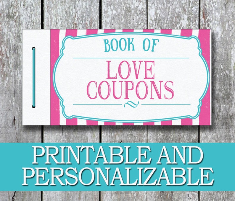Printable Love Coupon Book DIY Christmas Gift for Her - Etsy