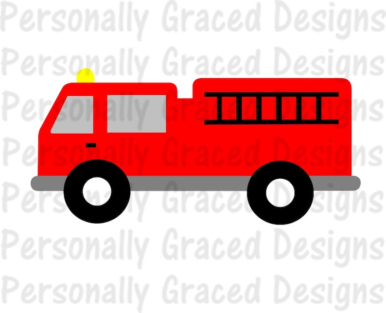 Download Visual Arts Printing Printmaking Truck Cut File Cricut Design Fireman Transportation Silhouette Cut File Fire Truck Dxf Svg Eps Cut File Firetruck Svg Cameo File