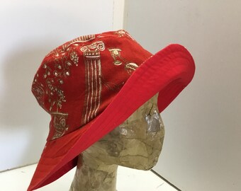 Red Bucket Hat - Etsy Australia
