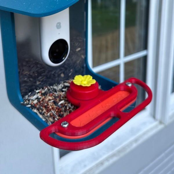 Bird Buddy Hummingbird Perch With Feeder and Screws (Generates Postcards)