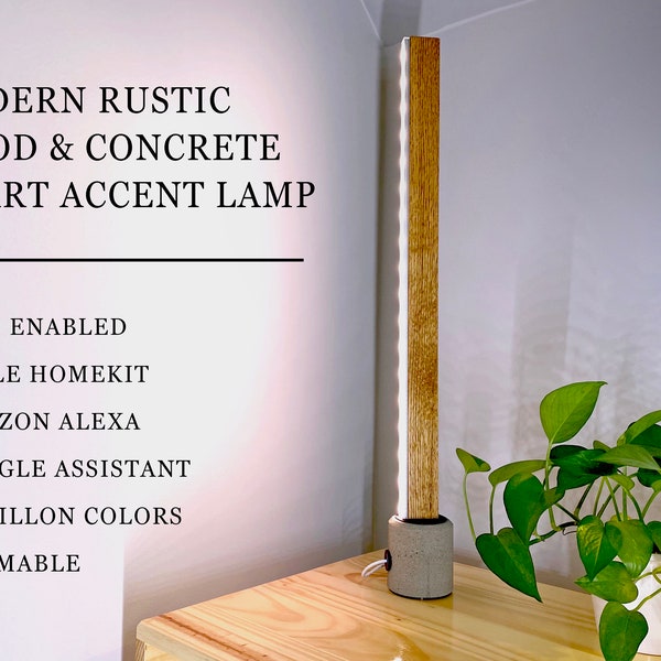 Mid-Century Modern Smart LED Accent Lamp