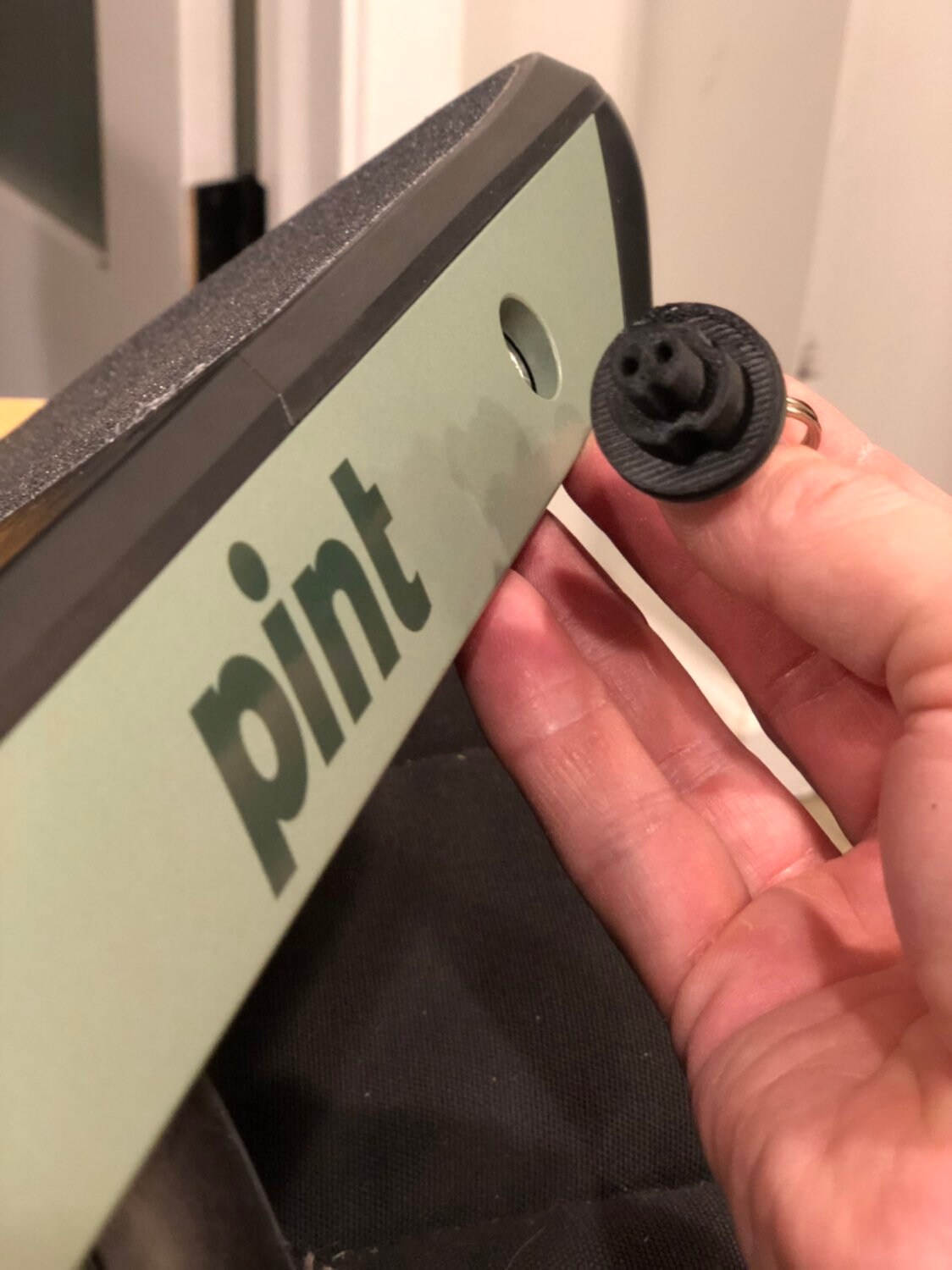 thumbnail image 2 of Onewheel Charge Port Cover - Black, For V1, Plus, And XR Models 2 of 5