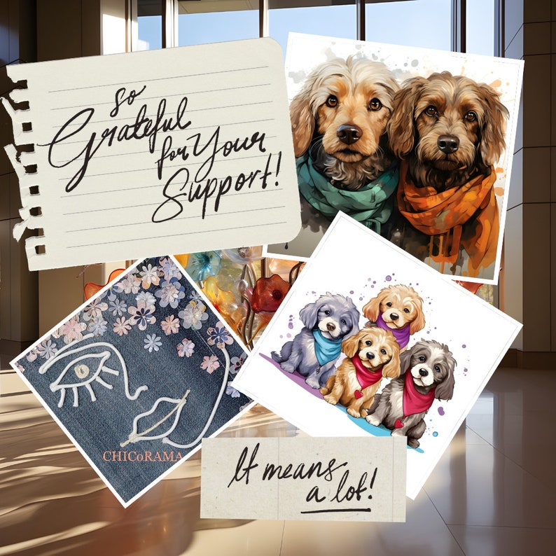 Cockapoo Digital Cockapoo Digital Clip Art/instant Download/digital Printable/book ...