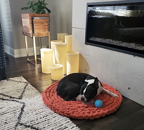 Round Accent Rug/Soft Chunky Yarn Rug/Modern Decor/Farmhouse Decor/Playroom,Nursery Rug/Hand Crochet Rug/Pet Bed,Blanket/Sophisticated Look