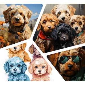 Cockapoo Digital Clip Art/instant Download/digital Printable/book ...