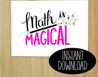 Math is Magical Printable