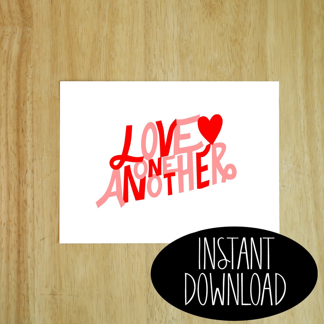 Love One Another Printable - Etsy