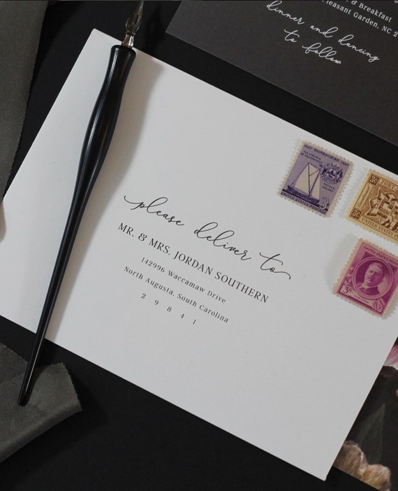 wedding envelope printing