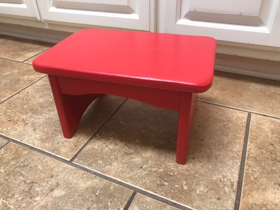 step stool with side handle