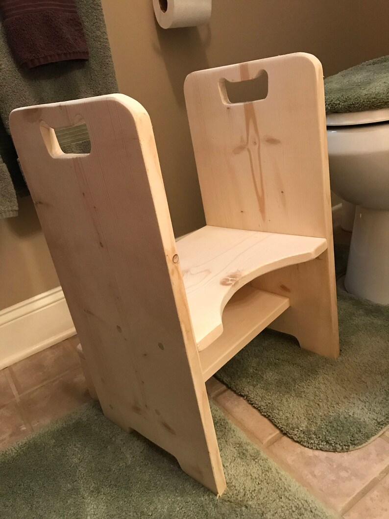 Get up and GO Potty Helper TwoStep Stool. Has handles for Etsy