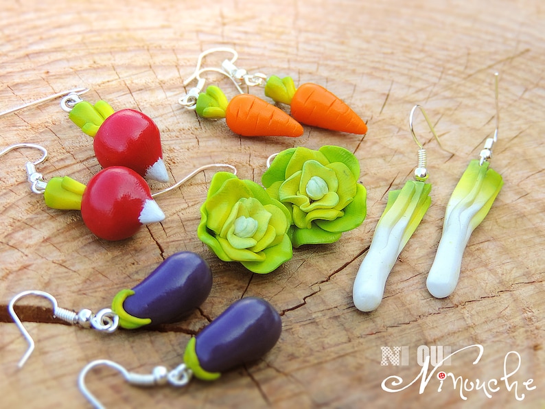 Vegetable Earring Set