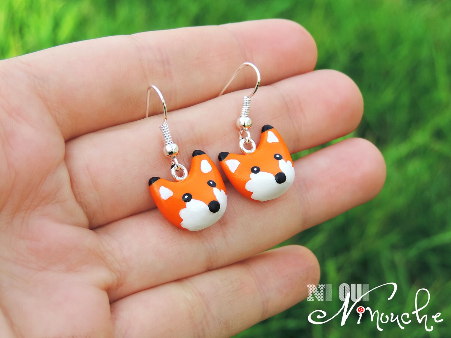 Boucles d'oreilles kitsune sakura (PROMO -25%) – Neko Kawaii