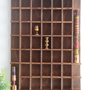 Small Distinctive Display Case Up Cycled from a Vintage Printers Type Case Drawer Tray