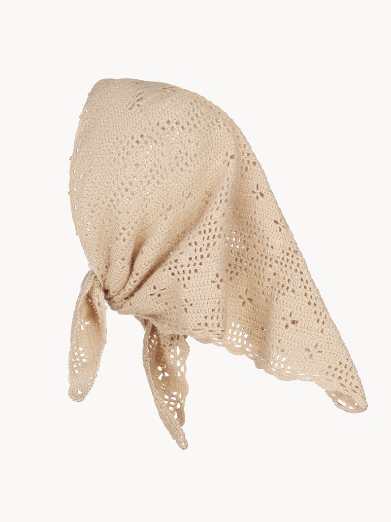 Knit Triangle Scarf, Angora Head Scarf, Soft Winter Kerchief, Cozy Neck Wrap, Fall Style Accessory image 9