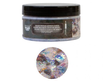 May include: A 3.4 fl oz (100 ml) jar of iridescent glitter paste labeled "Magic Potion Effect Paste". The paste is a light blue color with a shimmery finish. The jar has a black lid and a label with the text "Art Vagance" on the side.