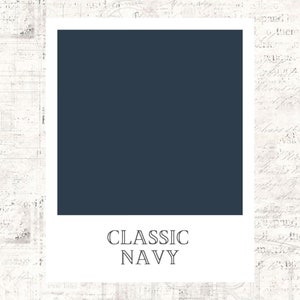 Classic Navy - Melange ONE Artisan Mineral Paint - Primer To Topcoat In One - Ships Same Day - Furniture Paint - Flipping Fabulous Salina