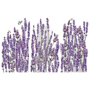 Champs De Lavende Rub On Transfer - ReDesign With Prima - Furniture Upcycling - DIY Decor - Flipping Fabulous Salina