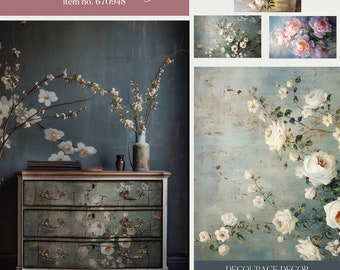 Decoupage Tissue Paper Pack – Bountiful Beauty  - ReDesign With Prima - Furniture Upcycling - DIY Decor - Decoupage Craft - Flipping