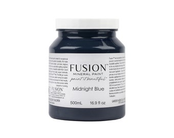 Midnight Blue - Fusion Mineral Paint - Same Day Shipping - Furniture Paint - Furniture Painting Tools - Flipping Fabulous Salina
