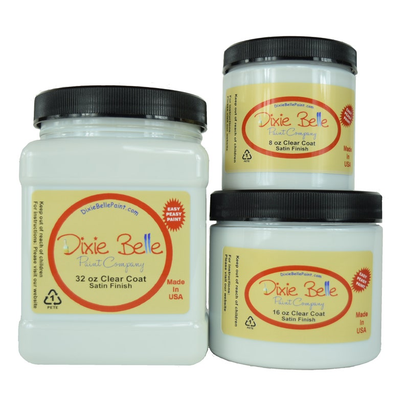 Dixie Belle Paint - Clear Coat Satin Topcoat - Flipping Fabulous Salina - Elite Retailer - Fast Shipping