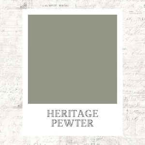 Heritage Pewter - Melange ONE Artisan Mineral Paint - Primer To Topcoat In One - Ships Same Day - Furniture Paint - Flipping Fabulous Salina