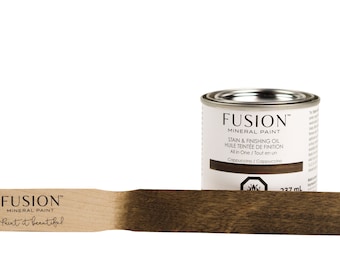 Cappucino Stain & Finishing Oil (SFO) - Fusion Mineral Paint - Same Day Shipping - Furniture Painting Tools - Flipping Fabulous Salina