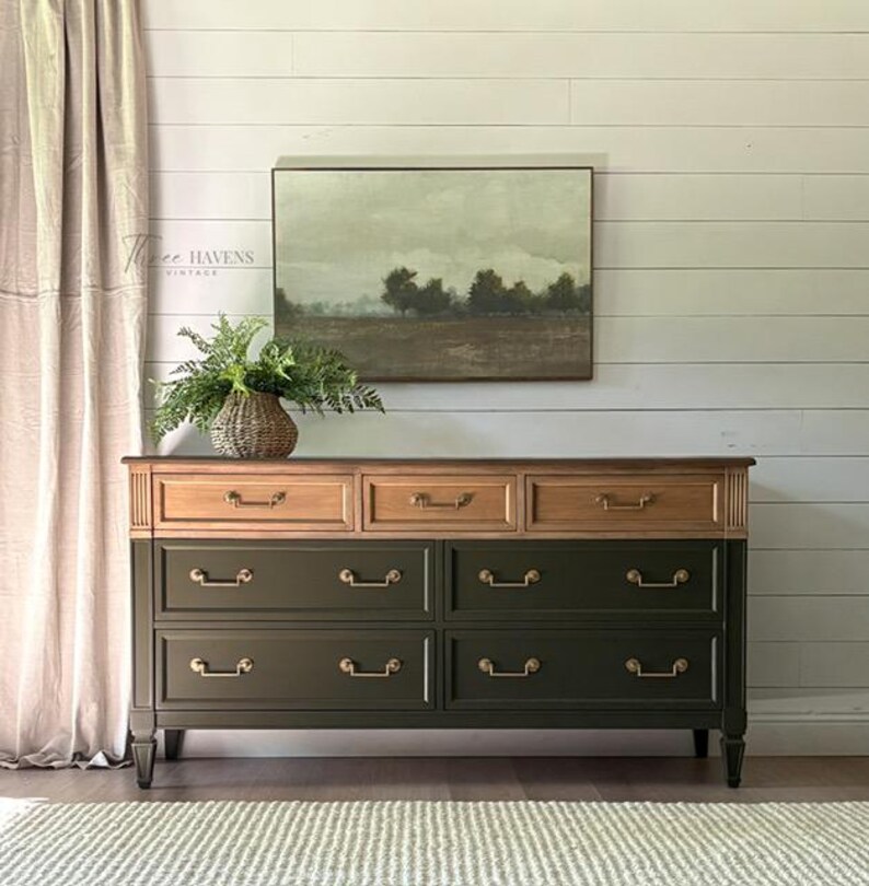 Olive Grove - Legacy Paints - All in One Furniture & Cabinet Paint, Same Day Shipping - Durable, Primer to Topcoat Painting image 4