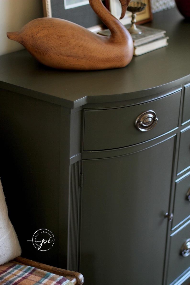 Olive Grove - Legacy Paints - All in One Furniture & Cabinet Paint, Same Day Shipping - Durable, Primer to Topcoat Painting image 7