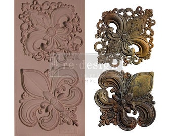 Salon De La - Silicone Mold - Redesign with Prima - Resin, Epoxy, Wax, Clay, Baking, Crafting - Flipping Fabulous Salina