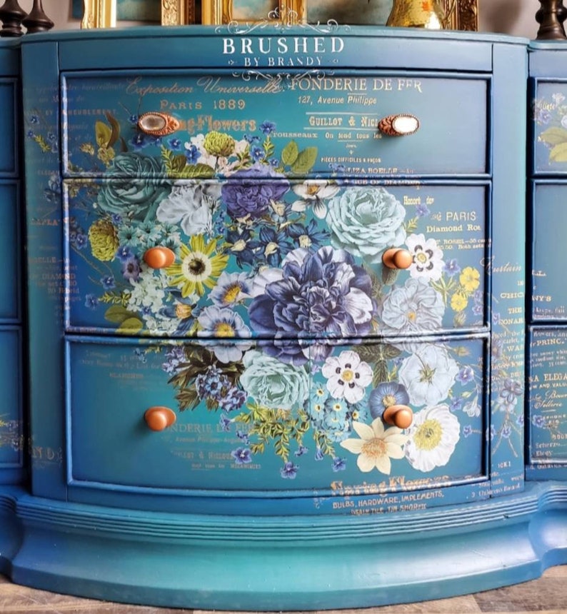 Redesign with Prima Decor Transfer Flipping Fabulous Salina Cosmic Roses FREE SHIPPING ELIGIBLE