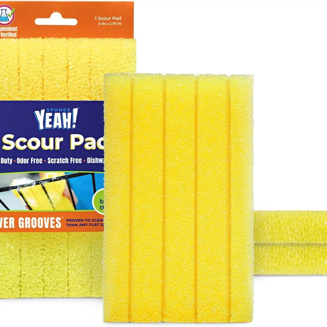 Handy Housewares 10-Piece Multi-Colored Non-Scratch Multi-Purpose Cleaning  Scouring Pads