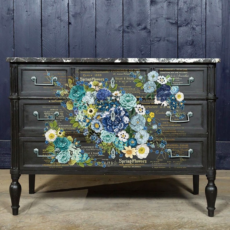 Redesign with Prima Decor Transfer Flipping Fabulous Salina Cosmic Roses FREE SHIPPING ELIGIBLE