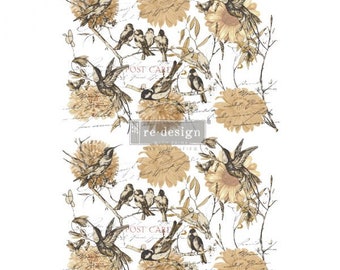 Vintage Rustic Rub On Transfer - ReDesign With Prima - Furniture Upcycling - DIY Decor - Flipping Fabulous Salina
