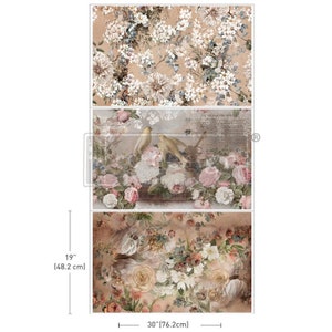 Decoupage Tissue Paper Pack – Romance In Bloom - ReDesign With Prima - Furniture Upcycling - DIY Decor - Decoupage Craft - Flipping Fabulous