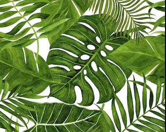Green Leaves - Mint by Michelle Decoupage Paper - Free Shipping Eligible- Flipping Fabulous Salina - Furniture Decoupage